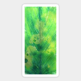 Tall Leaf Spine Painting Sticker